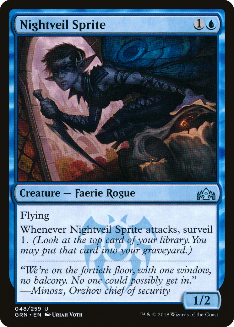 Nightveil Sprite (GRN-048) [Guilds of Ravnica]