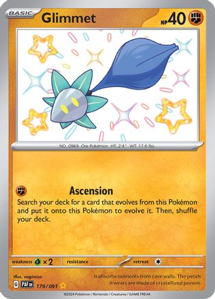 Glimmet (179) [SV Paldean Fates] Holofoil - Shiny Rare