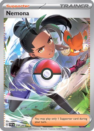 Nemona (238/091) [SV Paldean Fates] Holofoil - Special Illustration Rare