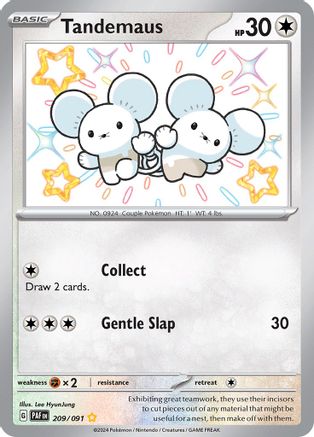 Tandemaus (209/091) [SV Paldean Fates] Holofoil - Shiny Rare