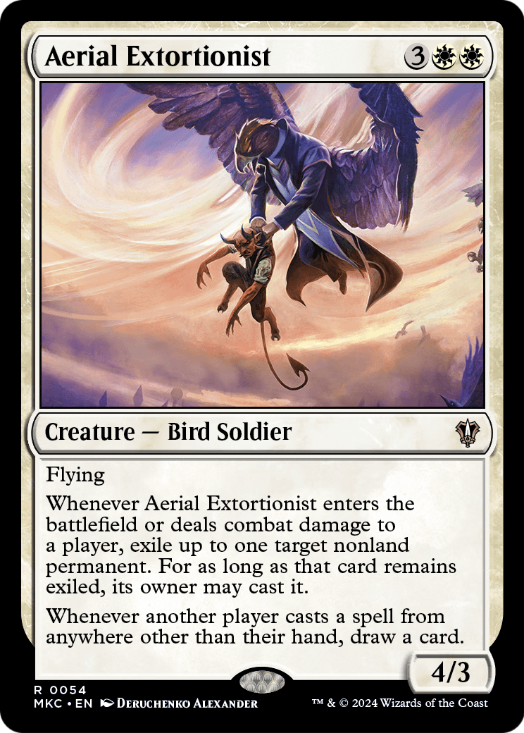 Aerial Extortionist (MKC-054) [Murders at Karlov Manor Commander]