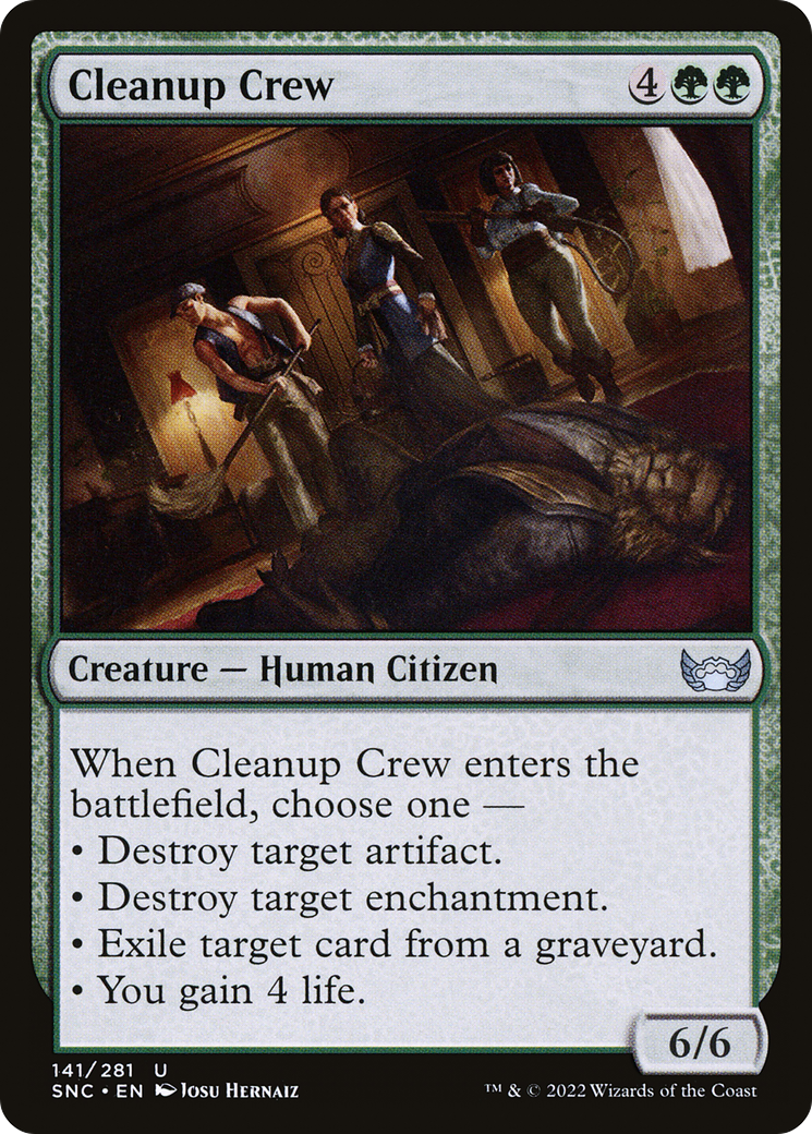Cleanup Crew (SNC-141) [Streets of New Capenna] Foil