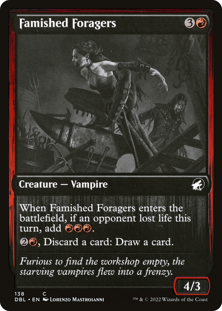 Famished Foragers (DBL-138) [Innistrad: Double Feature] Foil