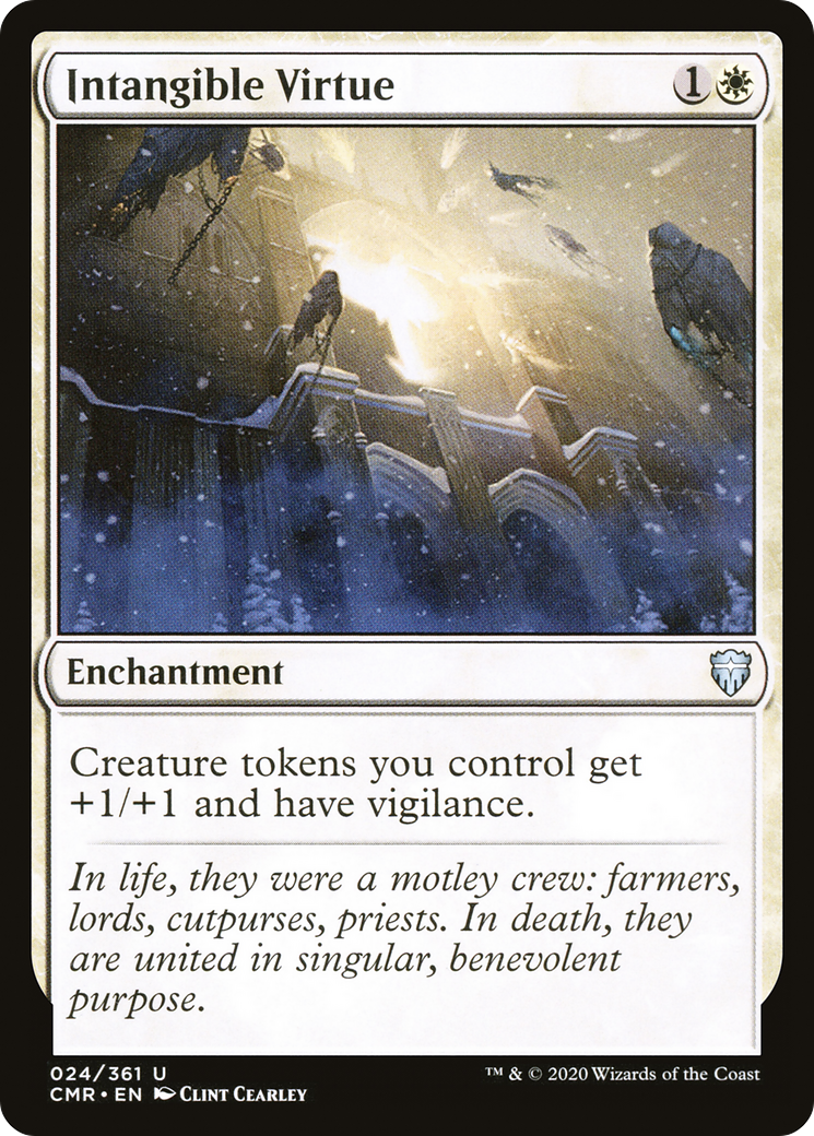 Intangible Virtue (CMR-024) [Commander Legends] Foil