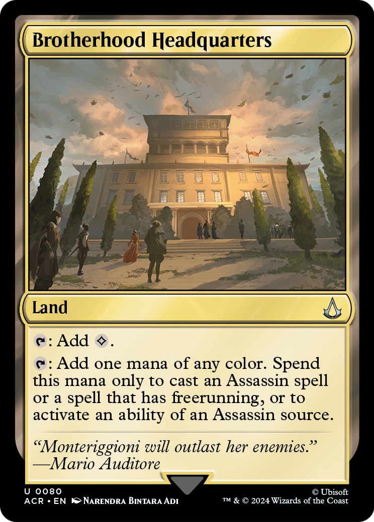 Brotherhood Headquarters (ACR-080) [Assassin's Creed]