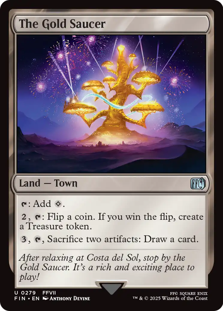 The Gold Saucer (FIN-279) [FINAL FANTASY] Foil