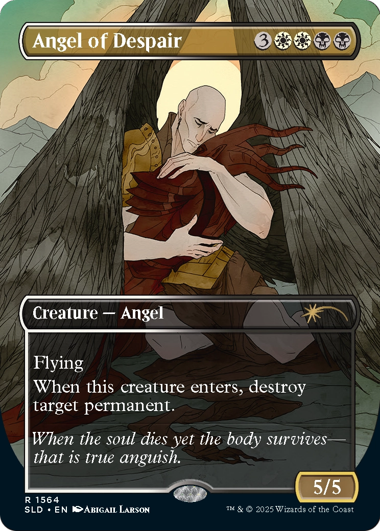 Angel of Despair (SLD-1564) (Borderless) [Secret Lair Drop] Foil