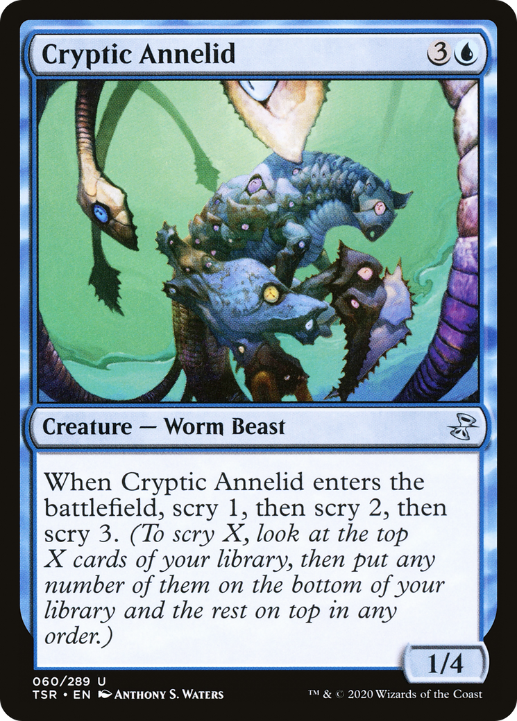 Cryptic Annelid (TSR-060) [Time Spiral Remastered] Foil