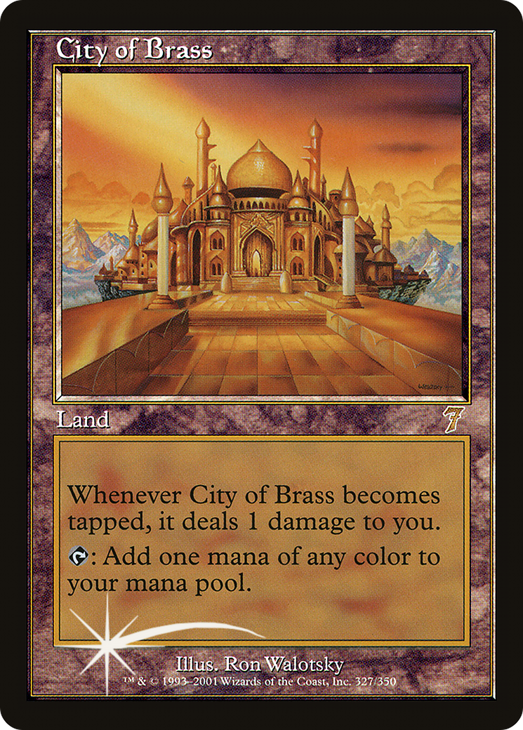City of Brass (7ED-327★) [7th Edition] Foil