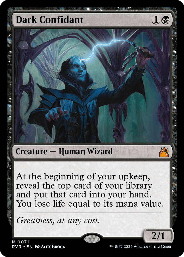 Dark Confidant (RVR-071) [Ravnica Remastered] Foil