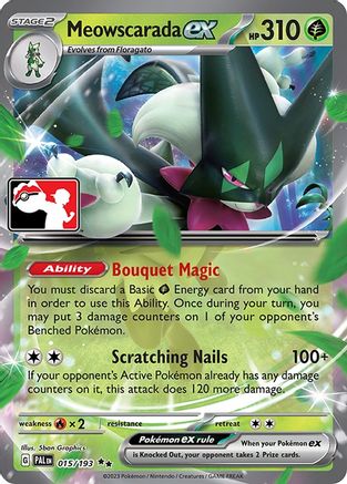 Meowscarada ex (15/193) [Prize Pack Series Cards] Holofoil - Double Rare