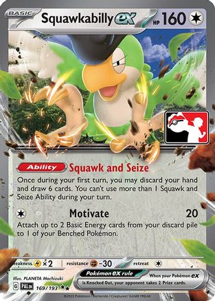 Squawkabilly ex (169/193) [Prize Pack Series Cards] Holofoil - Double Rare