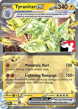Tyranitar ex (66) [Prize Pack Series Cards] Holofoil - Double Rare