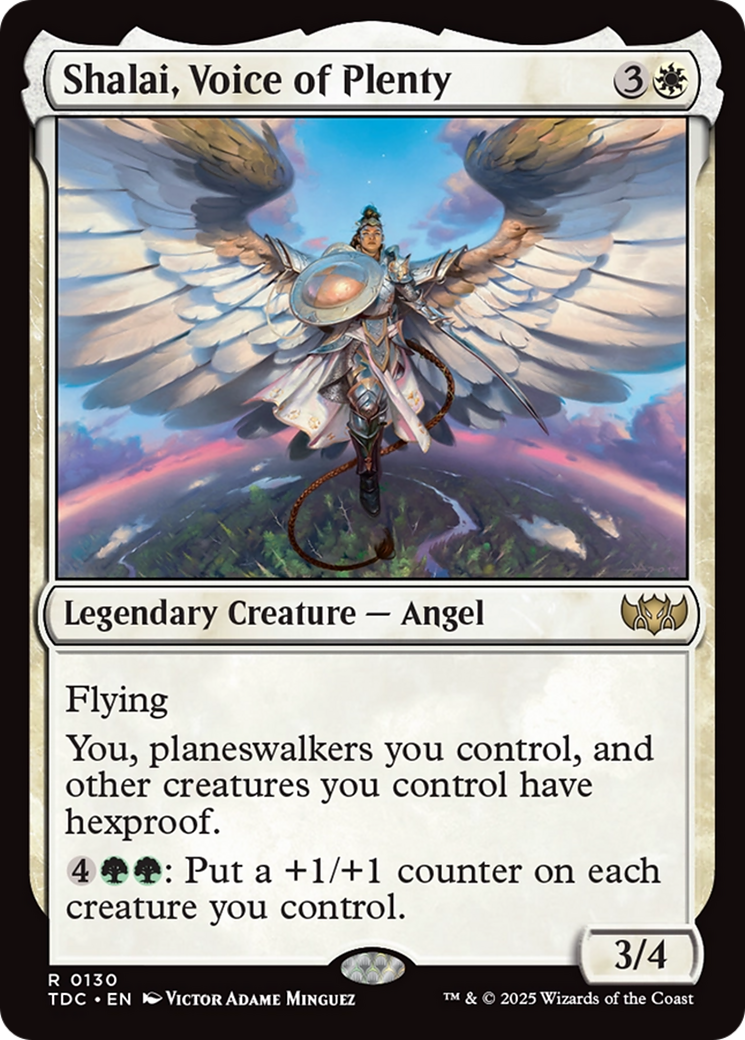 Shalai, Voice of Plenty (TDC-130) [Commander: Tarkir: Dragonstorm]