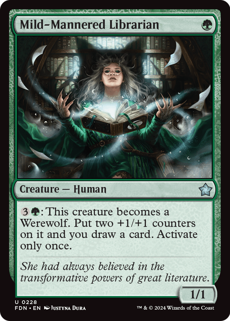 Mild-Mannered Librarian (FDN-228) [Foundations] Foil