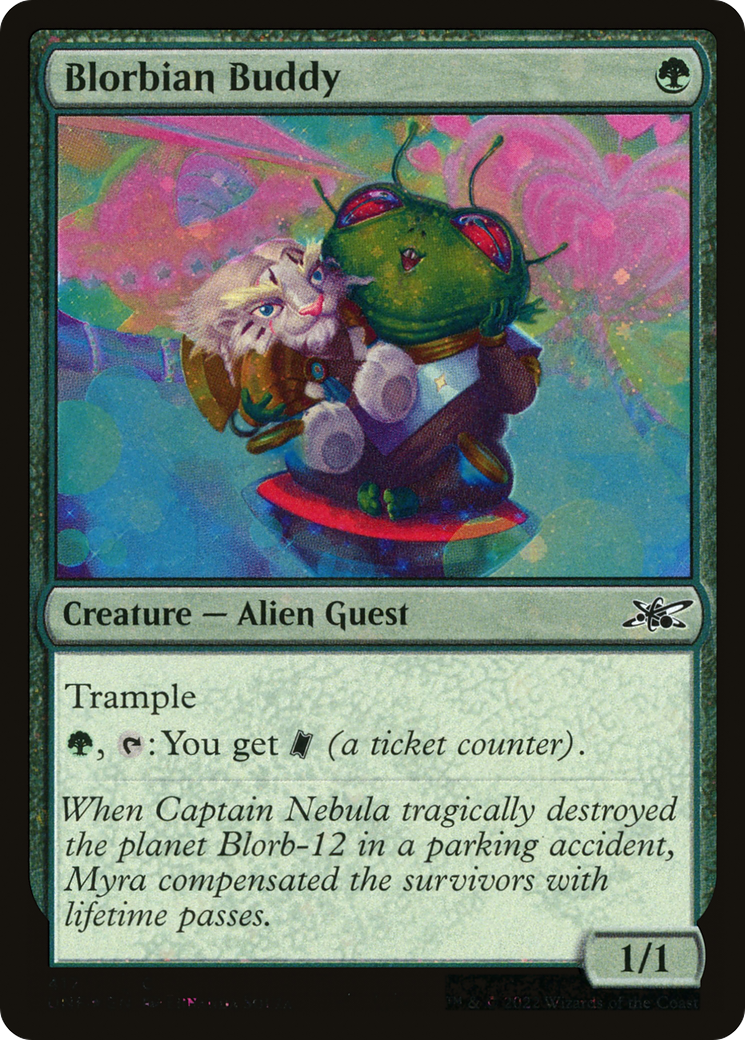 Blorbian Buddy (Galaxy Foil) (UNF-417) [Unfinity] Foil