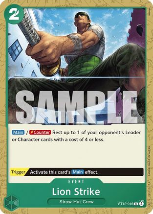 Lion Strike (ST12-016) - Starter Deck 12: Zoro and Sanji