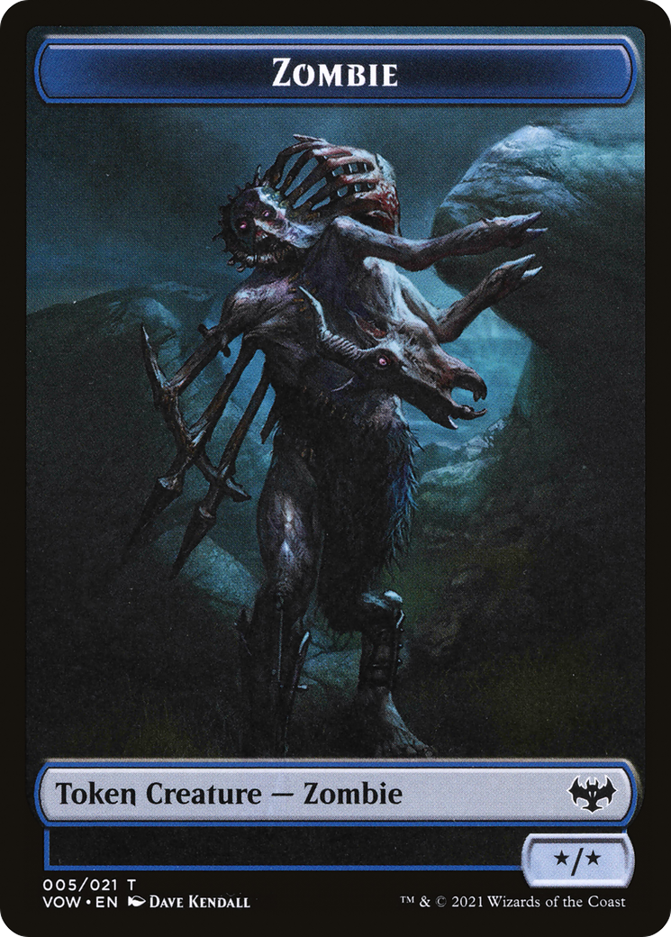 Zombie Token (VOW-005) [Innistrad: Crimson Vow Tokens]