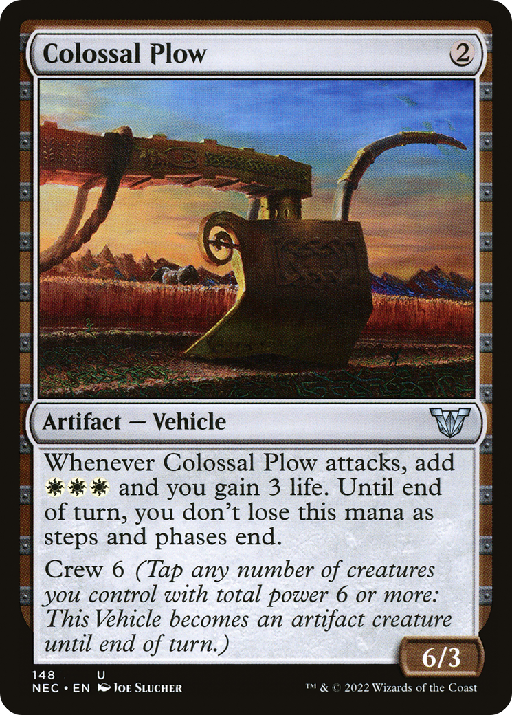 Colossal Plow (NEC-148) [Neon Dynasty Commander]