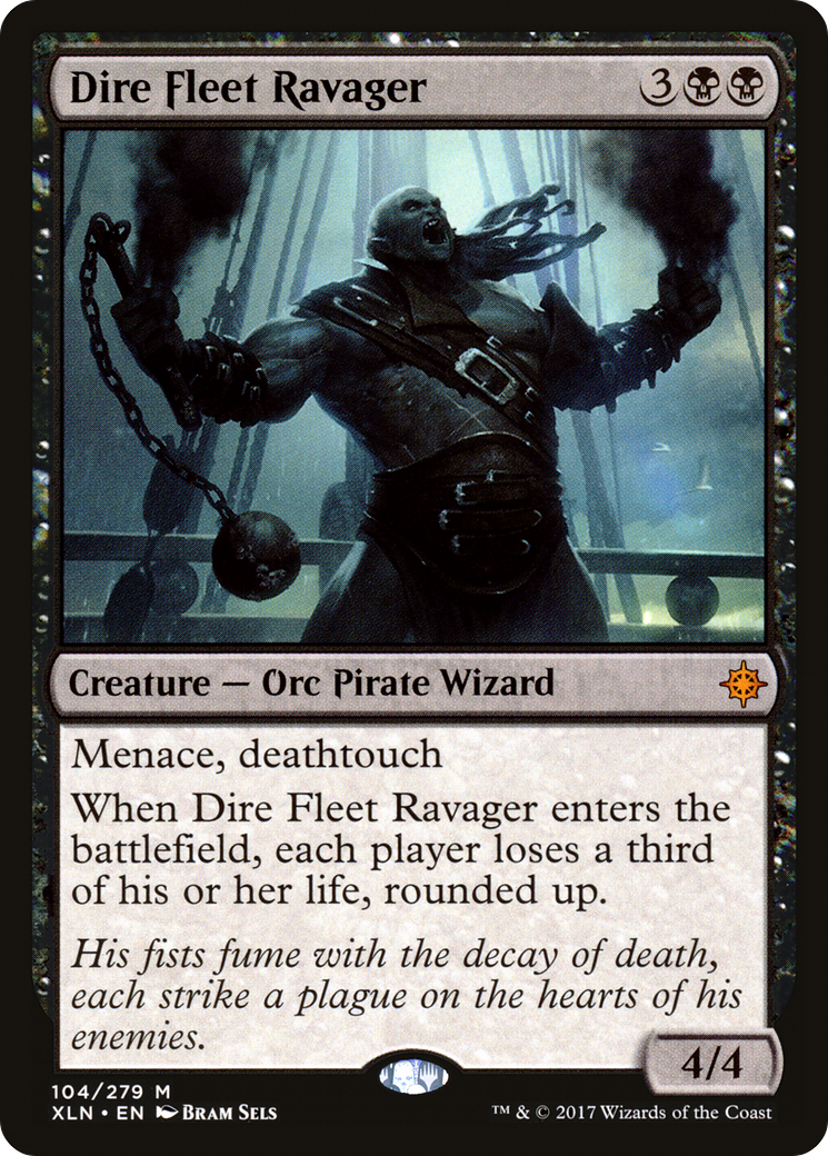 Dire Fleet Ravager (XLN-104) [Ixalan] Foil