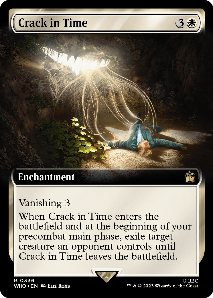 Crack in Time (Extended Art) (WHO-336) [Doctor Who] Foil