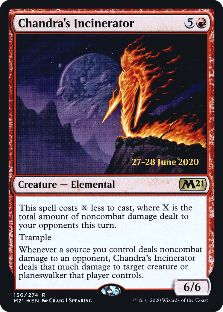 Chandra's Incinerator (PRE-136S) [Core Set 2021 Promos] Foil