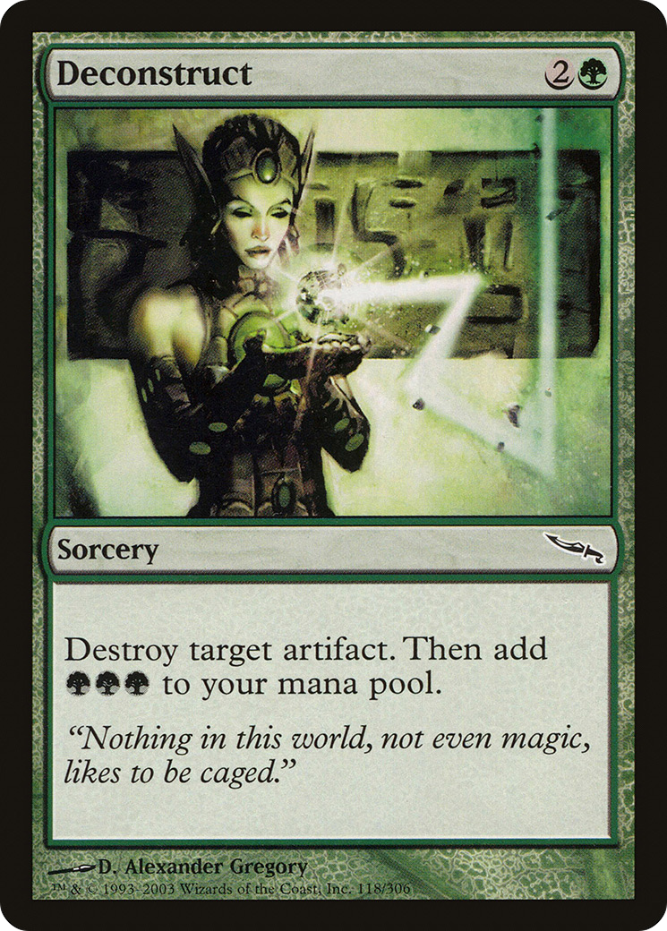 Deconstruct (MRD-118) [Mirrodin] Foil