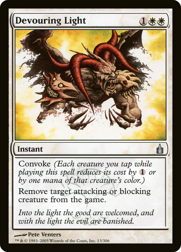 Devouring Light (RAV-013) [Ravnica: City of Guilds] Foil