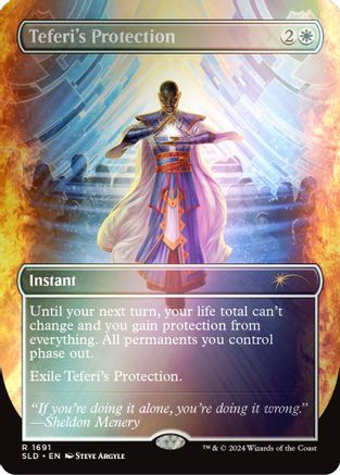 Teferi's Protection (SLD-1691) (Rainbow Foil) [Secret Lair Drop Series] Foil
