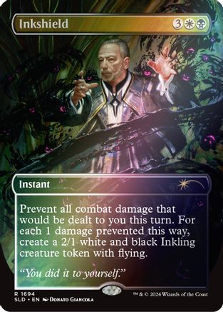 Inkshield (Rainbow Foil) (SLD-1694) [Secret Lair Drop Series] Foil