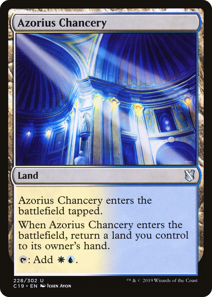 Azorius Chancery (C19-228) [Commander 2019]