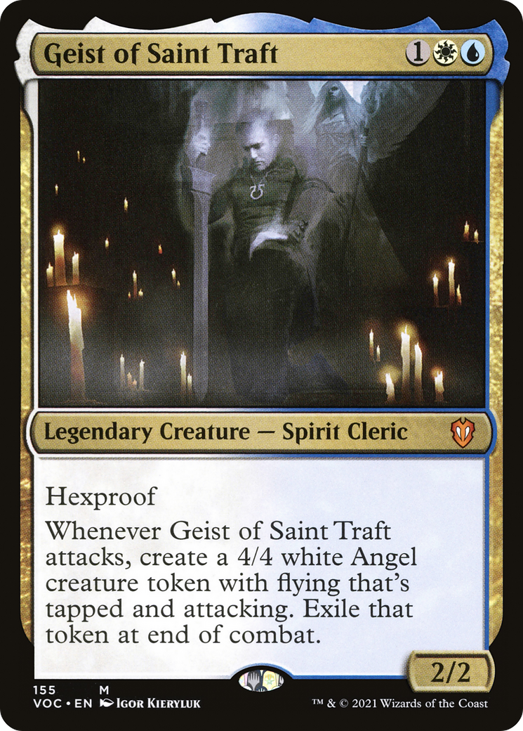 Geist of Saint Traft (VOC-155) [Crimson Vow Commander]