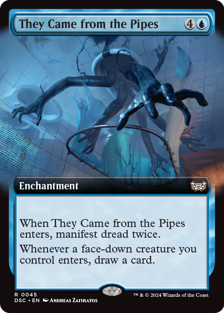 They Came from the Pipes (Extended Art) (DSC-045) [Duskmourn: House of Horror Commander]