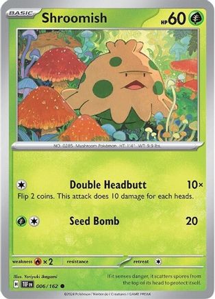 Shroomish (006) [SV05 Temporal Forces] Reverse Holofoil - Common