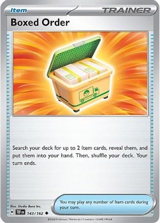 Boxed Order (143) [SV05 Temporal Forces] Reverse Holofoil - Uncommon