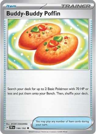 Buddy-Buddy Poffin (144) [SV05 Temporal Forces] Reverse Holofoil - Uncommon