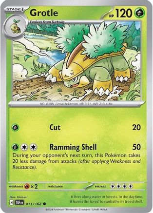 Grotle (011/162) [SV05 Temporal Forces] Reverse Holofoil - Common