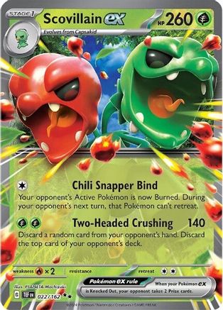 Scovillain ex (022) [SV05 Temporal Forces] Holofoil - Double Rare