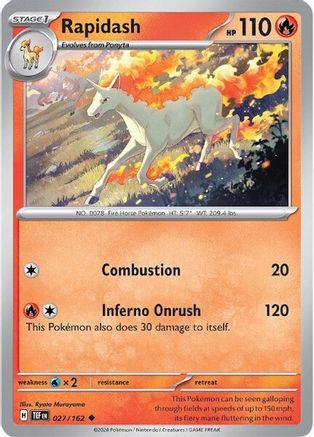Rapidash (027) [SV05 Temporal Forces] - Uncommon