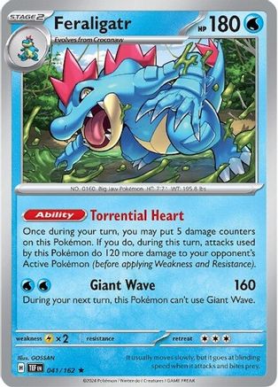 Feraligatr (041) [SV05 Temporal Forces] Reverse Holofoil - Rare