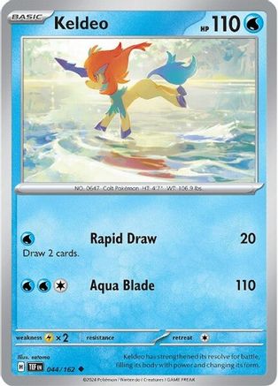 Keldeo (044) [SV05 Temporal Forces] Reverse Holofoil - Uncommon