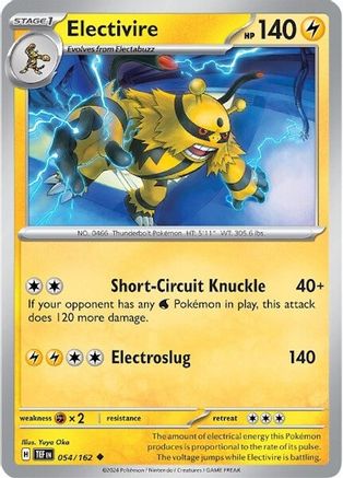 Electivire (054) [SV05 Temporal Forces] Reverse Holofoil - Uncommon