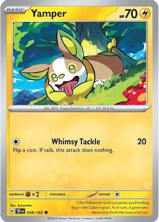 Yamper (058) [SV05 Temporal Forces] Reverse Holofoil - Common
