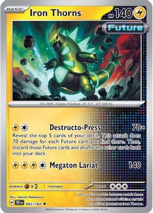 Iron Thorns (062) [SV05 Temporal Forces] Reverse Holofoil - Rare
