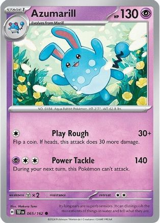 Azumarill (065) [SV05 Temporal Forces] - Common
