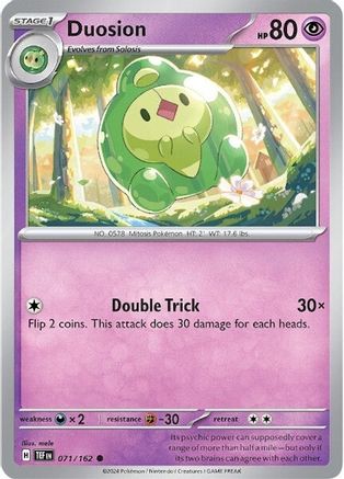 Duosion (071) [SV05 Temporal Forces] Reverse Holofoil - Common