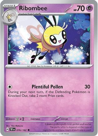 Ribombee (076) [SV05 Temporal Forces] Reverse Holofoil - Uncommon