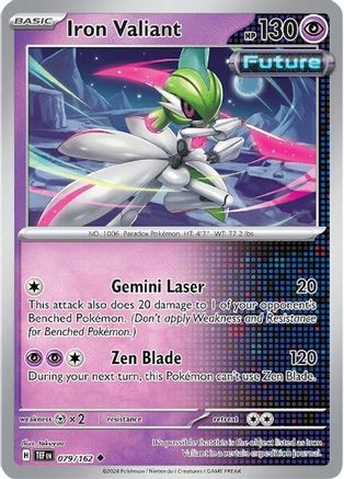 Iron Valiant (079/162) [SV05 Temporal Forces] Reverse Holofoil - Uncommon