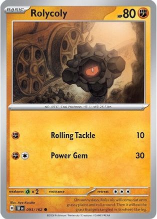 Rolycoly (093) [SV05 Temporal Forces] - Common