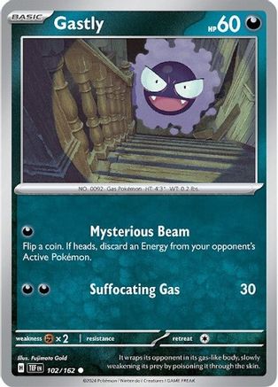 Gastly (102/162) [SV05 Temporal Forces] - Common